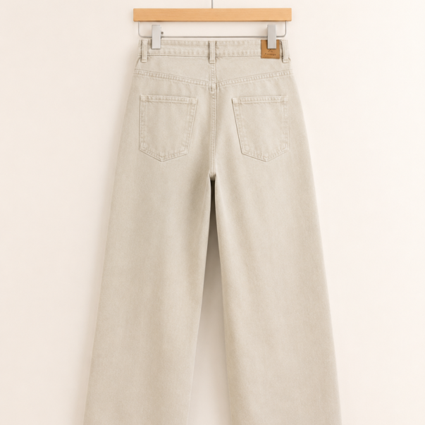 Men's Off-White Straight Fit Denim Jeans