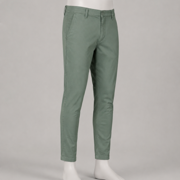 Men's Sage Green Slim Fit Chino Pants